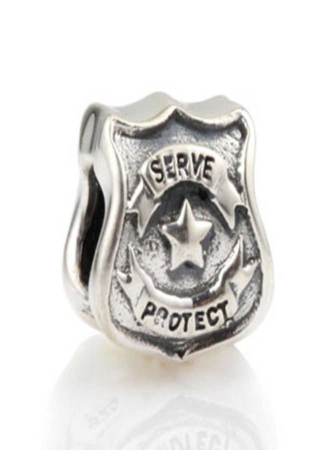 ARTCHARM Shield Charm 925 Sterling Silver To Serve and Protect Charm European Style Bead Charm - Image 5